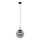 Stilvolle Pendelleuchte Schwarz Rauchgrau E27 Ø25 cm