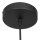 Stylische Pendelleuchte Schwarz Bernstein E27 Ø30 cm