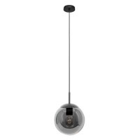 Hängelampe Schwarz Rauchgrau E27 Ø30 cm...