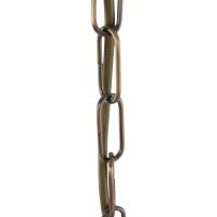 Hängelampe Glas Metall in Bronze B:23 cm E14 elegant