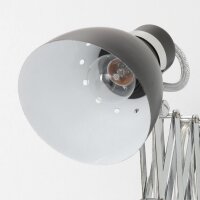 Ausziehbarer Wandspot Schwarz dimmbar E27 mit Stecker