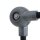 Wandspot mit Stecker in Schwarz Silber E14 flexibel