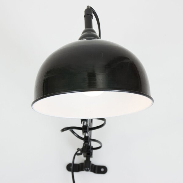 Wandspot Metall Schwarz T:56 cm mit Stecker flexibel