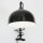 Wandspot Metall Schwarz T:56 cm mit Stecker flexibel