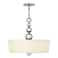 Pendelleuchte ROMINA Nickel Ø51cm kürzbar Lampe