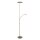 Dimmbarer LED Deckenfluter mit Lesearm in Bronze 185 cm