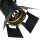 Industrial Deckenspot flexibel L:58 cm in Schwarz Gold