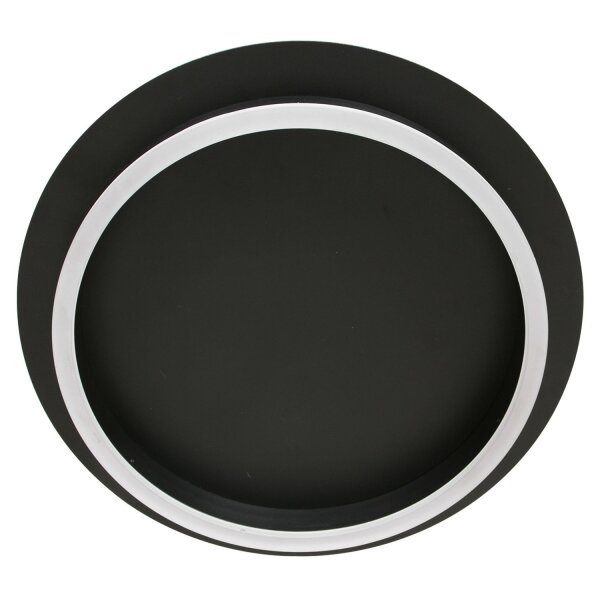LED Deckenlampe Metall Kunststoff Schwarz 20 W 2700 K