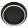 LED Deckenlampe Metall Kunststoff Schwarz 20 W 2700 K