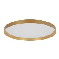 Runde LED Deckenleuchte in Gold Weiß 2700 K...