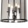 Pendelleuchte Glas Metall Schwarz Rauchgrau B:31 cm E14