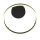 Dekorative LED Wandleuchte Metall Schwarz B:40 cm Ring