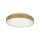 LED Deckenlampe in Gold Weiß Ø28 cm 2700 K wohnlich