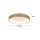 LED Deckenlampe in Gold Weiß Ø28 cm 2700 K wohnlich