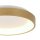 LED Deckenlampe in Gold Weiß Ø28 cm 2700 K wohnlich