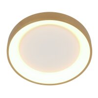 LED Deckenleuchte in Gold Weiß Ø38 cm 30 W...