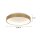 LED Deckenleuchte in Gold Weiß Ø38 cm 30 W gemütlich