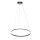 LED Hängelampe Metall Kunststoff 80 cm rund 60 W 2700 K