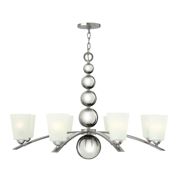 Lüster ROMINA Nickel kürzbar Ø97cm Pendelleuchte