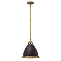 Industrial H&auml;ngelampe Metall Schwarz Bronze KORSAT