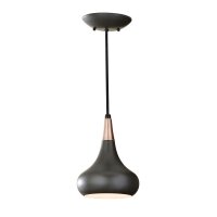 Retro Hängelampe Metall Ø18cm in Bronze...