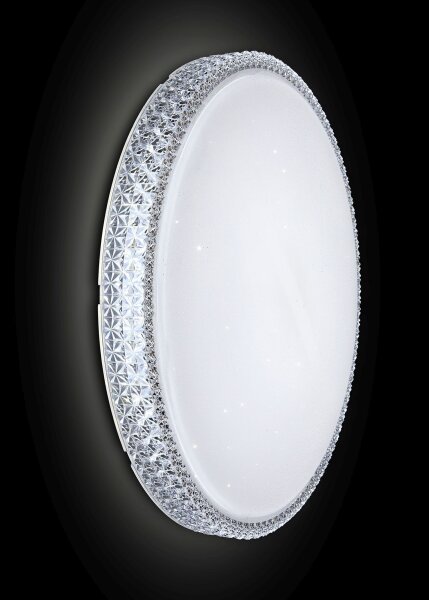 LED Deckenlampe rund Ø 40 cm Sternenhimmel 4000 K Weiß