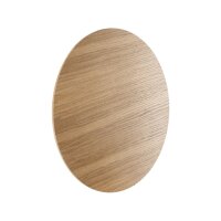 Wandleuchte Holz rund &Oslash; 40 cm f&uuml;r 4x G9...