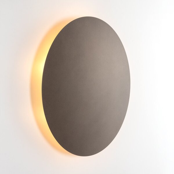 Wandlampe Metall rund Ø 40 cm Braun für 4x G9 indirekt
