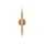 Deckenlampe Holz Glas 2-flammig G9 länglich 51 cm H: 5,5 cm