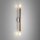 Deckenlampe Holz Glas 2-flammig G9 länglich 51 cm H: 5,5 cm