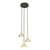 Runde Pendelleuchte Metall Ø20 cm GX53 in Schwarz...