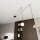 XXL Hängelampe Spider Metall Glas flexibel 200 cm Kabel