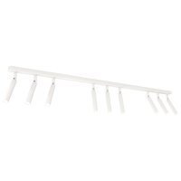 Verstellbarer Deckenspot Weiß Metall G9 116 cm...