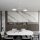 Weiße Deckenlampe 2-flammig Zeitlos E27 L:100 cm Metall