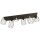 Metall Deckenlampe Schwarz L:115 cm Retro E27 6-flammig