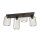 Metall Deckenlampe Schwarz L:70 cm Retro E27 4-flammig