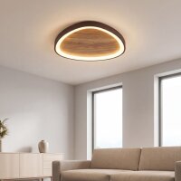 LED Deckenlampe Holz Aluminium dimmbar 3000/4000/6500K