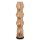 Boho Stehlampe Rattan Korb Metall E27 4-flammig 111 cm