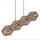 Pendelleuchte Boho Rattan Metall E27 4-flammig 107 cm