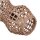 Pendelleuchte Boho Rattan Metall E27 4-flammig 107 cm