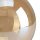 Tischlampe Gold Bernstein Metall Glas Kugel E14 17,5 cm