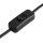 Tischlampe Gold Bernstein Metall Glas Kugel E14 17,5 cm
