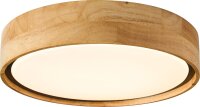 Runde LED Deckenlampe Holz Ø31 cm 12 W 3000 K...