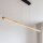 LED Hängelampe dimmbar Holz Aluminium 120 cm 3000 K