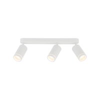 Deckenstrahler Weiß 55 cm lang Metall GU10 3-flammig