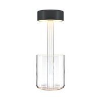 LED Nachttischleuchte Glas dimmbar Touch Funktion rund