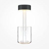 LED Nachttischleuchte Glas dimmbar Touch Funktion rund