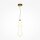 LED Pendelleuchte Metall Glas B: 14,7 cm H: max. 169 cm