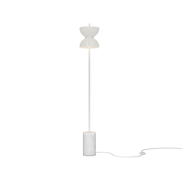 LED Stehlampe Glas Metall warmweiß 3000 K 1300 lm rund