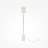 LED Stehlampe Glas Metall warmweiß 3000 K 1300 lm rund